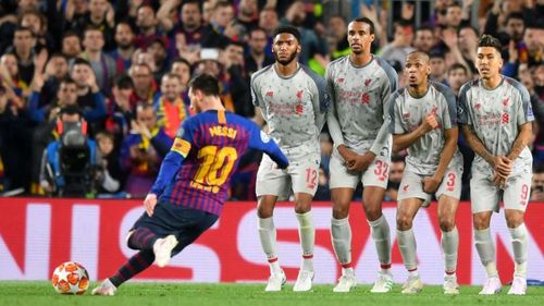 Where does Messi's incredible free-kick versus Liverpool rank?