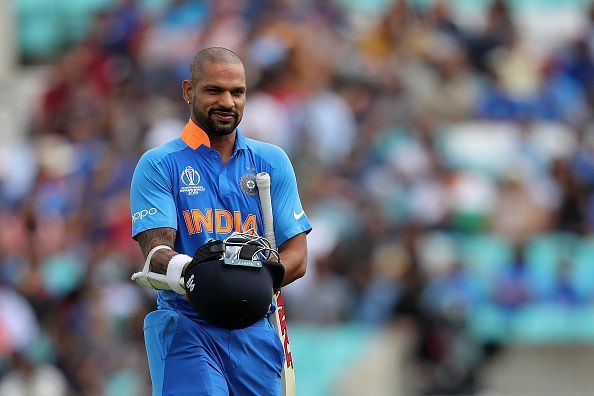 Dhawan had a poor run in the warm-ups