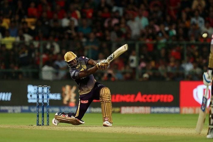 Andre Russell smashed the maximum sixes of the season (Image Courtesy: BCCI/IPLT20.COM)