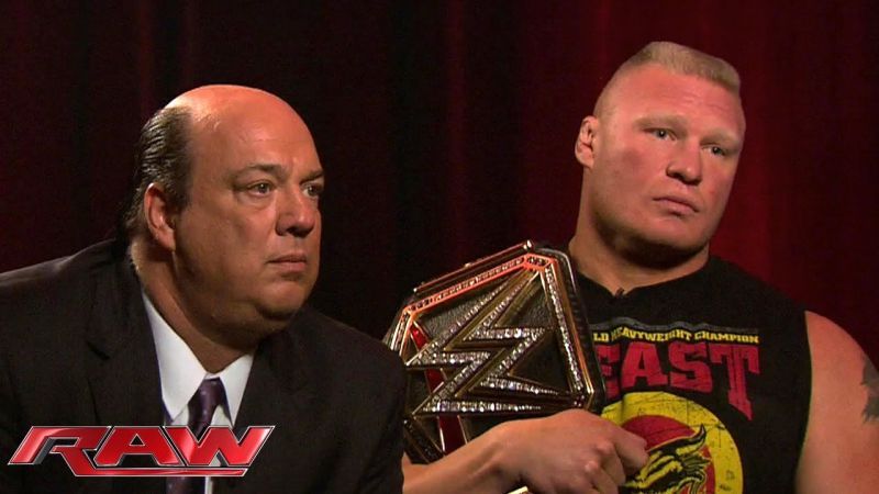 Heyman put Lesnar in the limelight