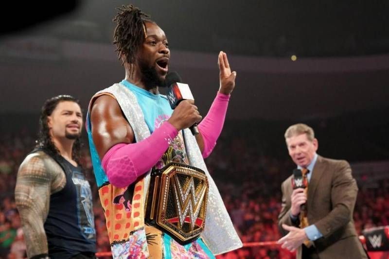 Kofi Kingston jumped to RAW for one night