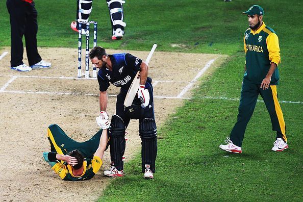 New Zealand were jubilant while South Africa were left heartbroken
