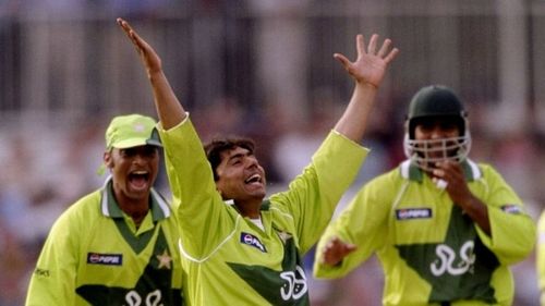 Saqlain Mushtaq' s hat-trick was the second in the World Cup, emulating Chetan Sharma's feat of 12 years earlier.