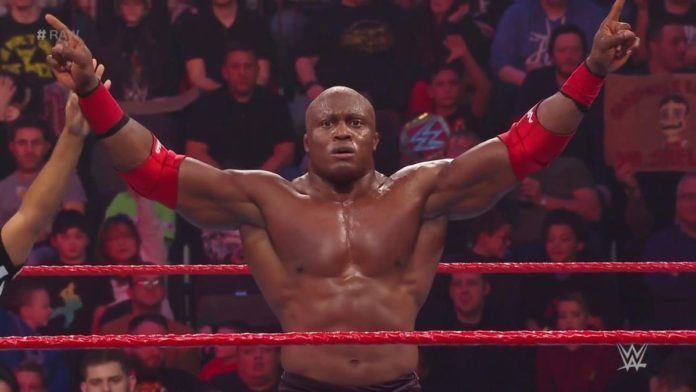 Bobby Lashley was in pain due to his shoulder injury