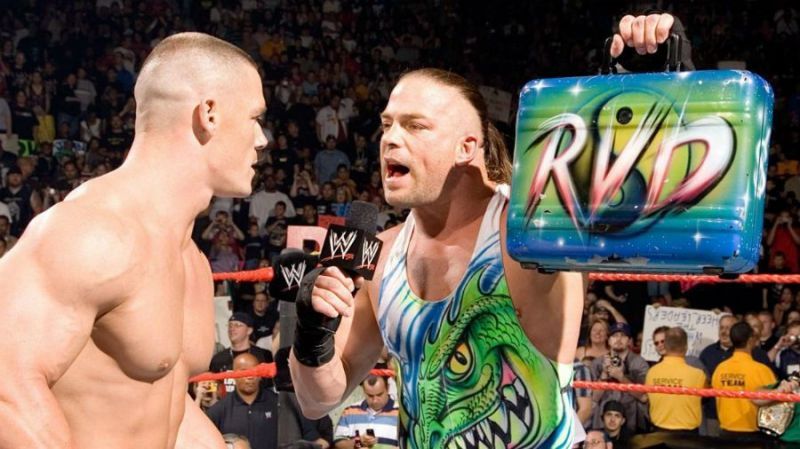 Rob Van Dam with his Money in the Bank briefcase