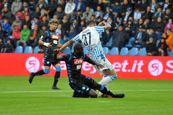 Koulibaly won the defender of the season this year in Serie A