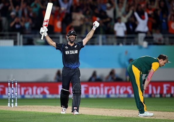 Grant Elliott&#039;s stunning assault propelled New Zealand against South Africa in the 2015 World Cup semifinal