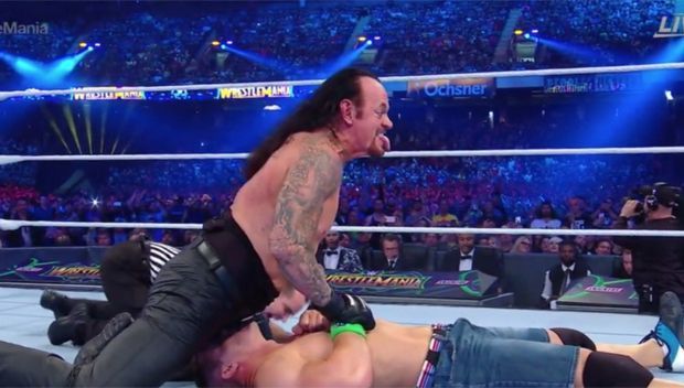 The Undertaker's entrance was longer than the entire duration of the match