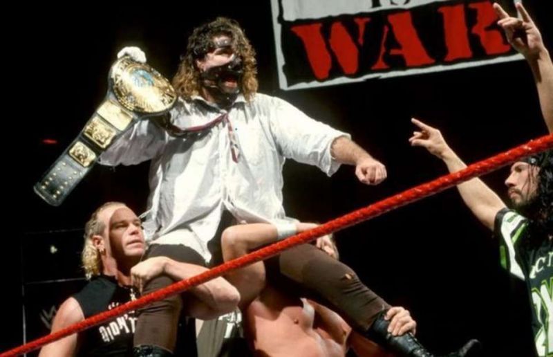 Foley wins WWE Title