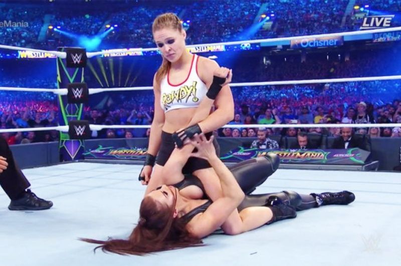 Ronda Rousey concluded her story with Stephanie McMahon in 2018