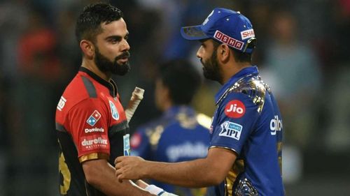 Virat Kohli and Rohit SharmaÂ - Image Courtesy ( BCCI/IPLT20.com)