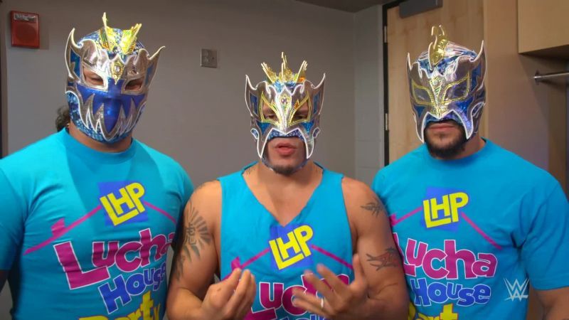 Lince Dorado, Gran Metalik, and Kallisto are Lucha House Party.