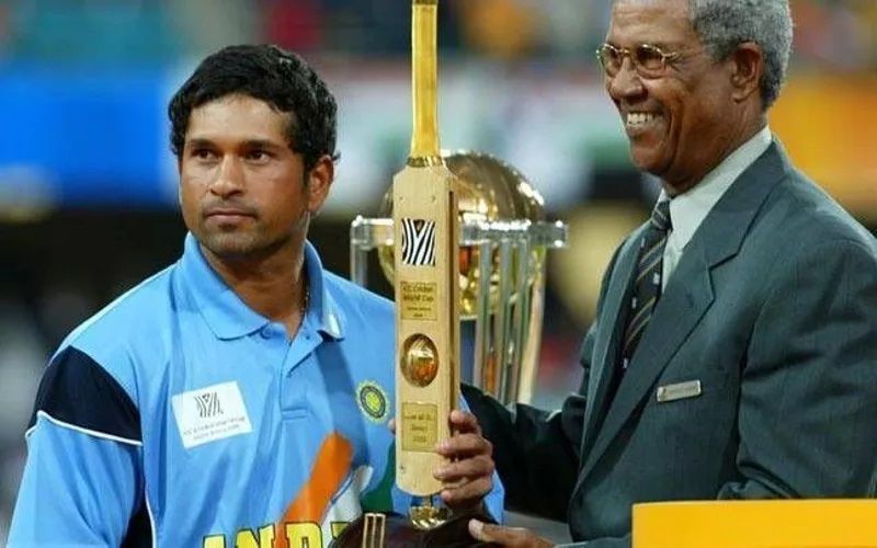 Sachin Tendulkar won the Man of the Series in 2003 World cup
