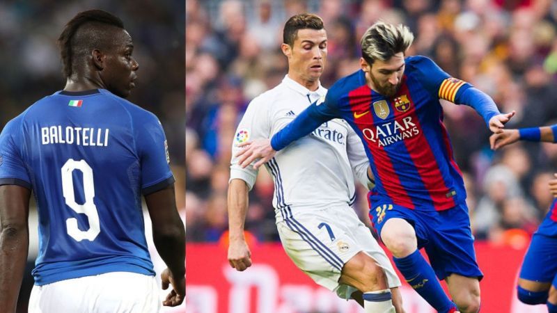 Mario Balotelli says despite their UCL exits Messi and Ronaldo are the best players in the world. (Image: Fox Sports)