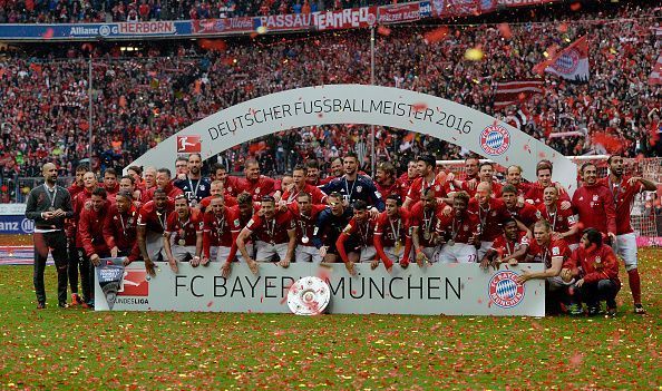 FC Bayern Muenchen won Bundesliga for the seventh season in a row