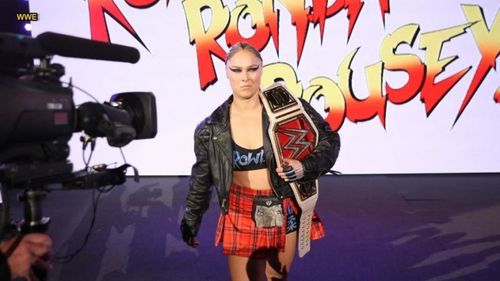 Ronda Rousey defended her RAW Women's Championship at WrestleMania