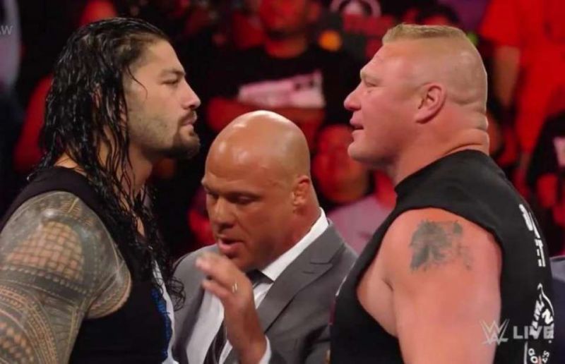 Much of the Universal Championship&#039;s story over the last few years has involved Lesnar and Reigns.