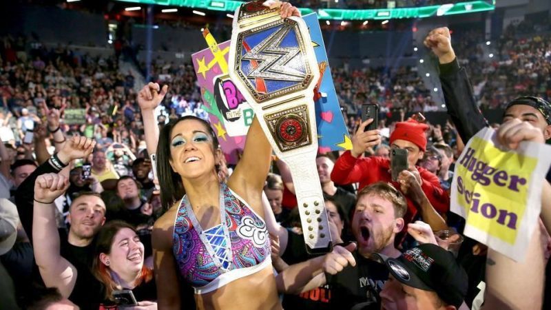 Bayley wins the Smackdown Women's title