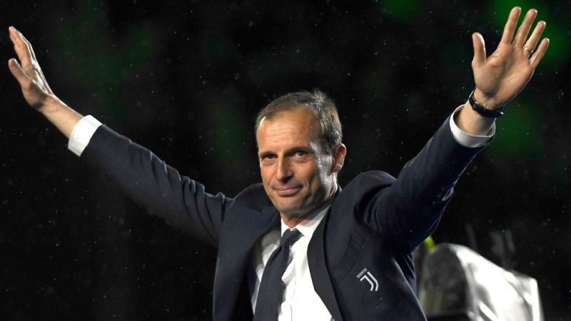 Outgoing Juventus boss Max Allegri