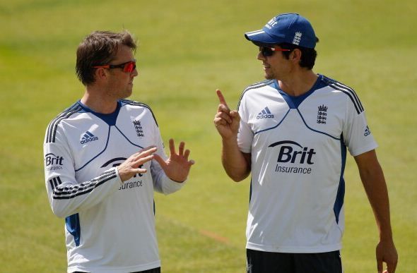 Graeme Swann and Alastair Cook.