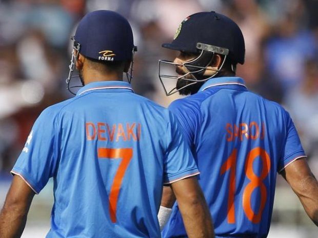 MS Dhoni and Virat Kohli