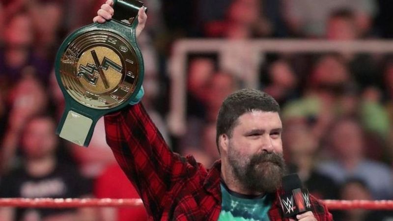 Mick Foley unveiled the Championship on Raw