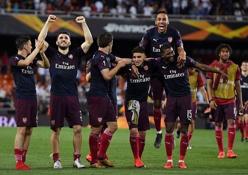 Arsenal knocked out Valencia to reach the Europa League final