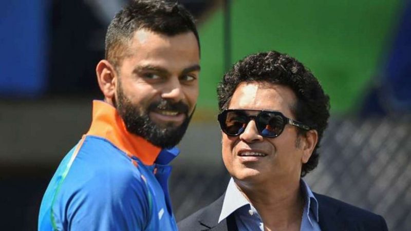 Virat Kohli &amp; Sachin Tendulkar.