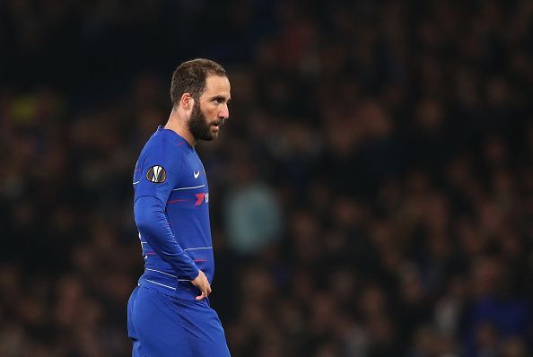 Gonzalo Higuain failed to solve Chelsea&#039;s goalscoring woes