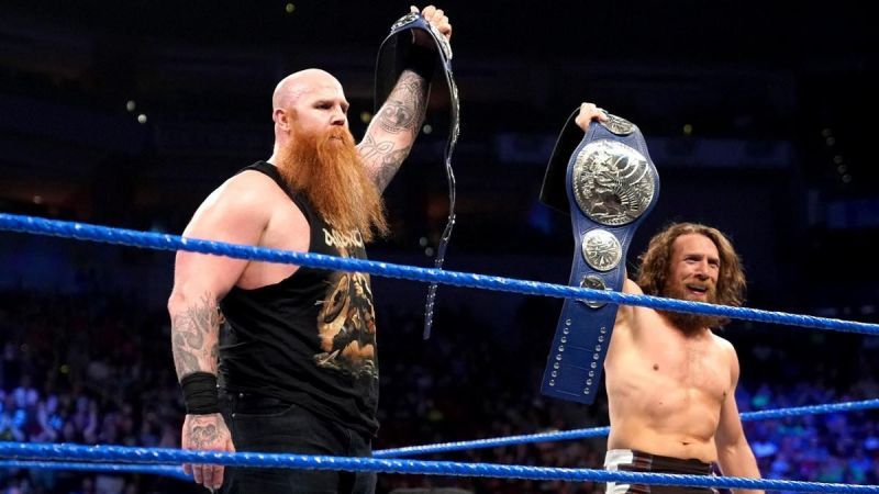 Why did WWE make Daniel Bryan and Rowan tag team champions?