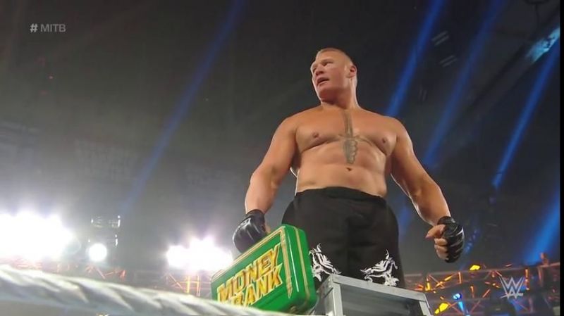 Brock Lesnar is Mr. Money in the Bank