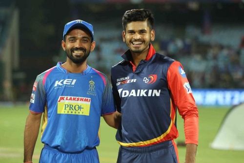 Ajinkya Rahane and Shreyas Iyer (image credits: iplt20.com)