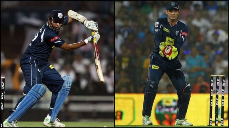 Laxman and GilchristÂ - Image Courtesy ( BCCI/IPLT20.com)