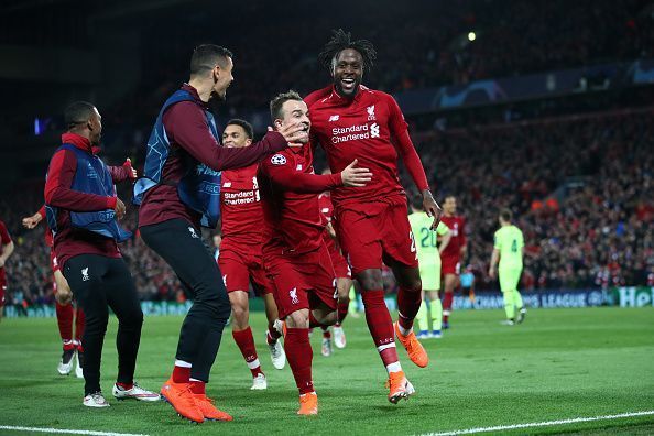 Origi and Shaqiri not only started, but played a crucial role for their side in a CHAMPIONS LEAGUE SEMI FINAL.