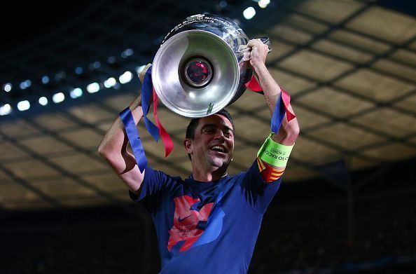 Former Barcelona legend Xavi retired at the end of 2018/19