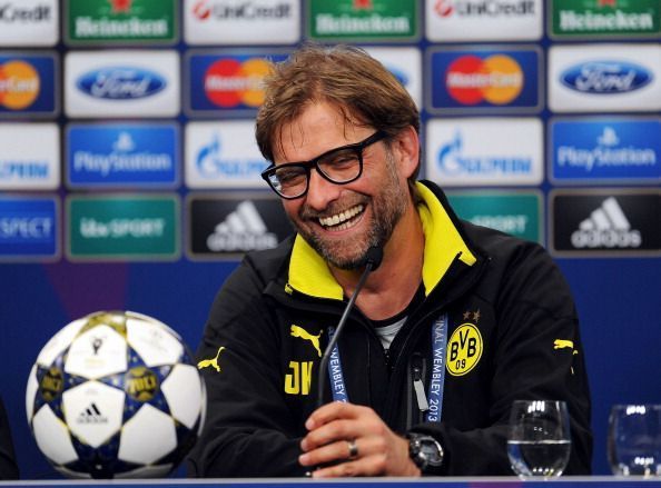 Borussia Dortmund Press Conference - UEFA Champions League Final Manchester United v Liverpool - Premier League