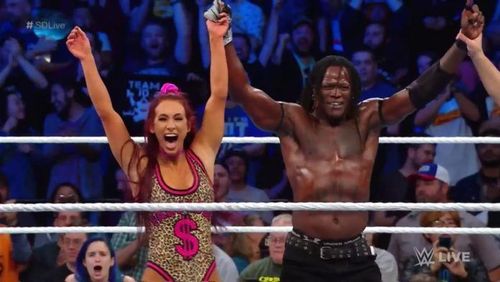 Carmella and R-Truth