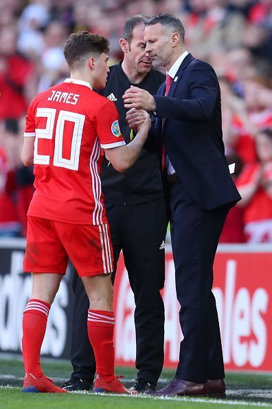 Ryan Giggs has been impressed with Daniel James this season