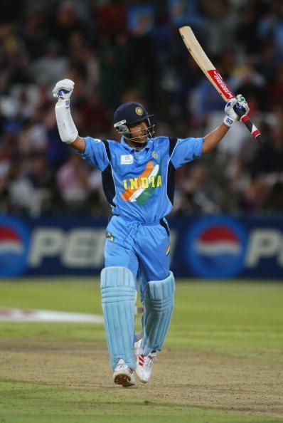 Sourav Ganguly during the 2003 ICC Cricket World Cup