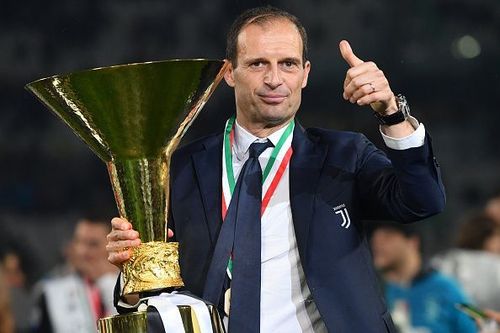 Allegri is set to depart Juventus after five consecutive Scudetti