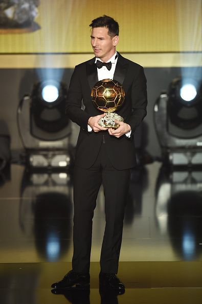 FIFA Ballon d'Or Gala 2015. Messi won his 5th Ballon d' Or