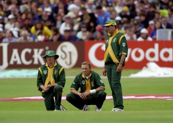 Lance Klusener, Allan Donald and Hansie Cronje