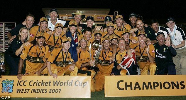 Australia won their third successive world cup in 2007