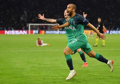 Lucas Moura's hat-trick guided Spurs to the finals of the Champions League