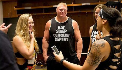 Lesnar and Rousey