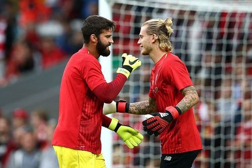 Allison Becker and Loris Karius