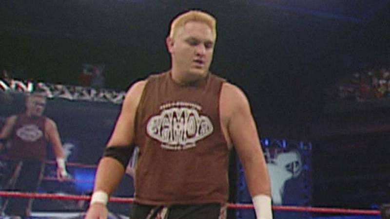 Samoa Joe on his sole appearance on Jakked back in 2001