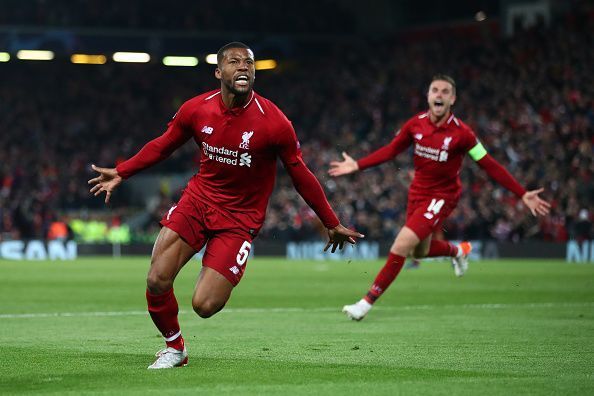 Wijnaldum got a brace in the match