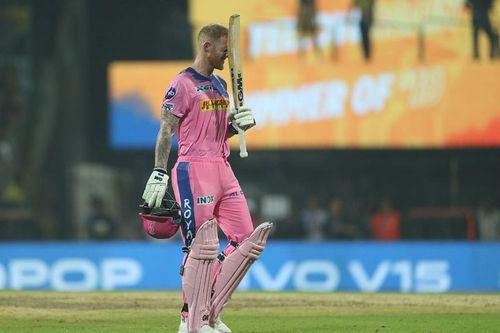 Ben Stokes is likely to be released by RR after another poor showing this season. (Image Courtesy: IPLT20.com/BCCI)