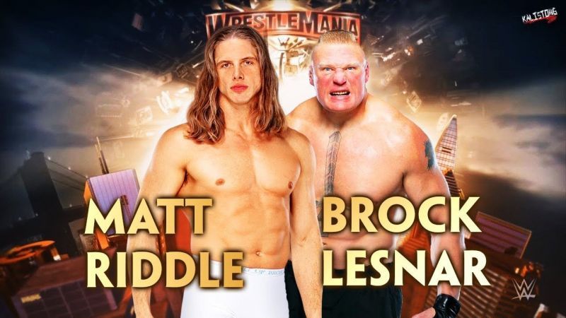 Image result for matt riddle and brock lesnar